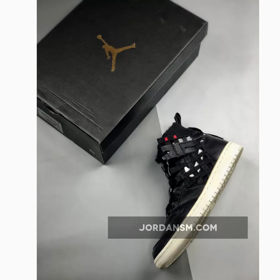 Air Jordan 1 Cargo Black/Metallic Silver-Orange Blaze-White CD6757-001 Restock