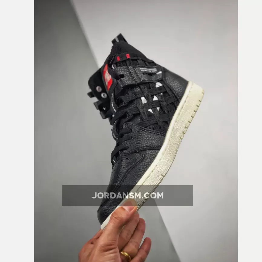 Air Jordan 1 Cargo Black/Metallic Silver-Orange Blaze-White CD6757-001 Restock