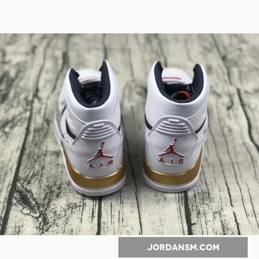 Air Jordan Legacy 312 'Olympic' White/Midnight Navy-Varsity Red AV3922-101 New Releases