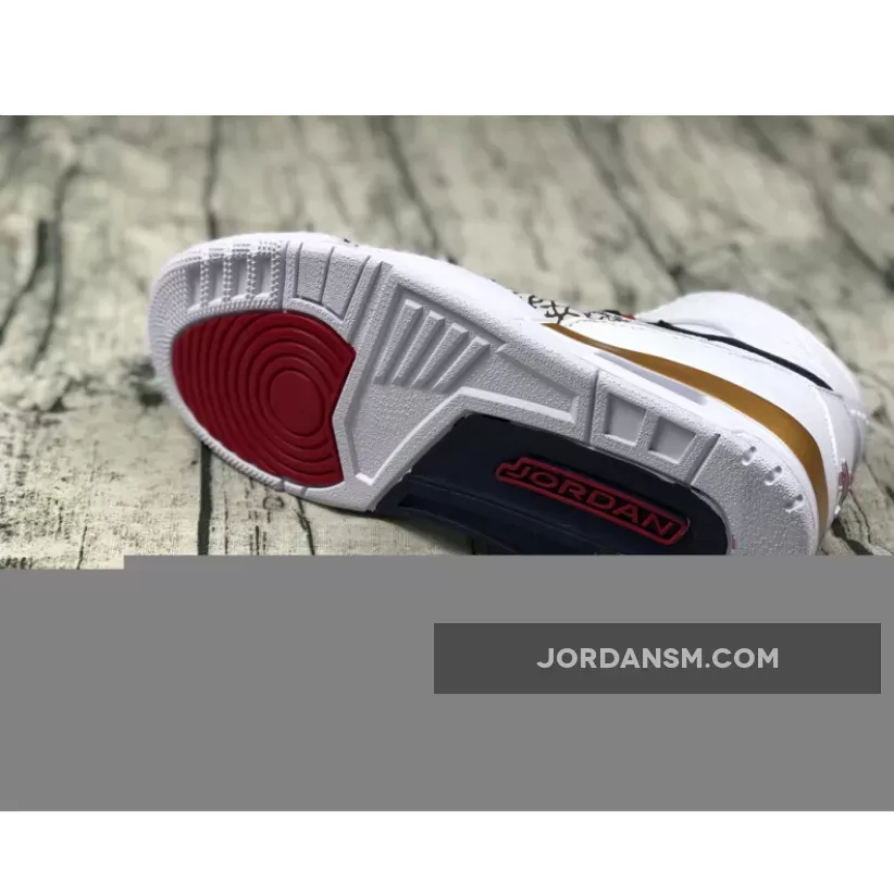 Air Jordan Legacy 312 'Olympic' White/Midnight Navy-Varsity Red AV3922-101 New Releases