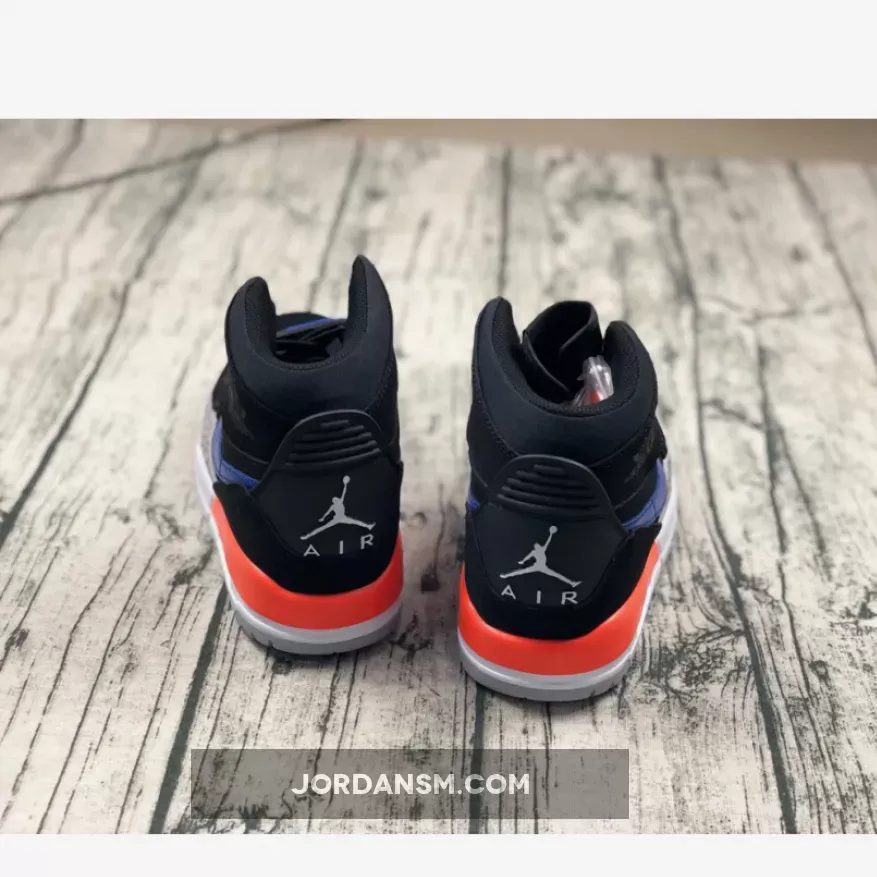 Air Jordan Legacy 312 'Knicks' Black/Rush Blue-Brilliant Orange AV3922-048 Online