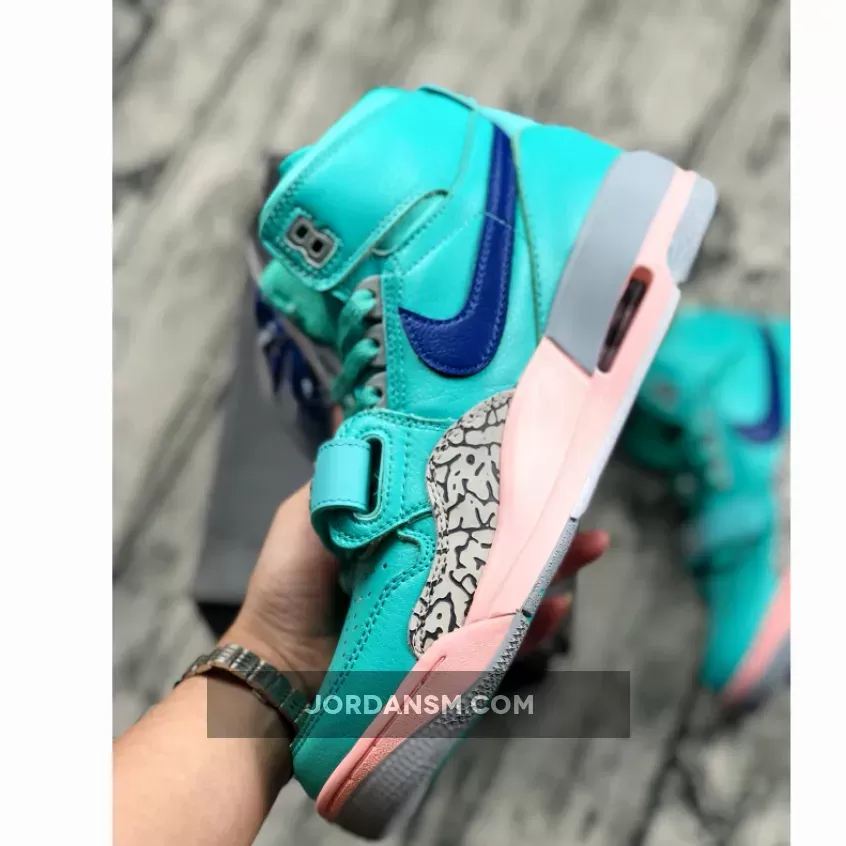 Air Jordan Legacy 312 Hyper Jade/Bright Blue AV3922-348 Restock