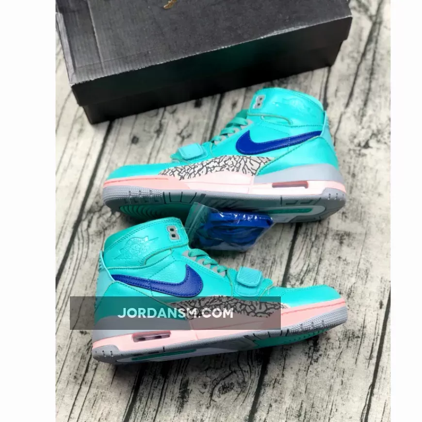 Air Jordan Legacy 312 Hyper Jade/Bright Blue AV3922-348 Restock