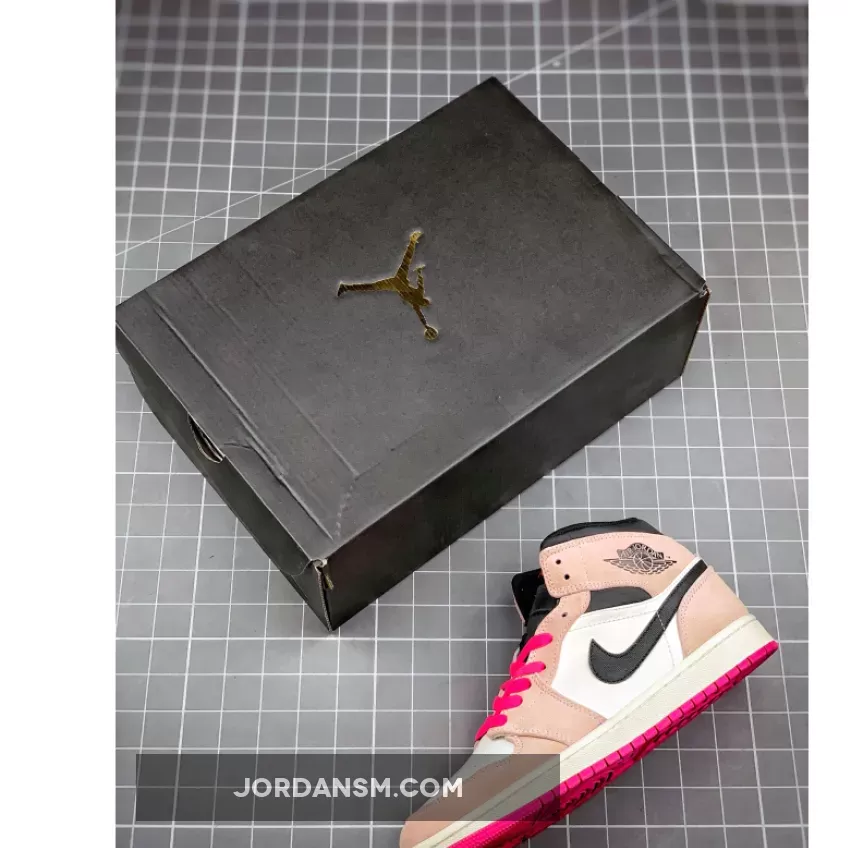 Air Jordan 1 Mid SE Crimson Tint/Hyper Pink
