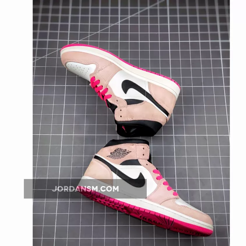 Air Jordan 1 Mid SE Crimson Tint/Hyper Pink