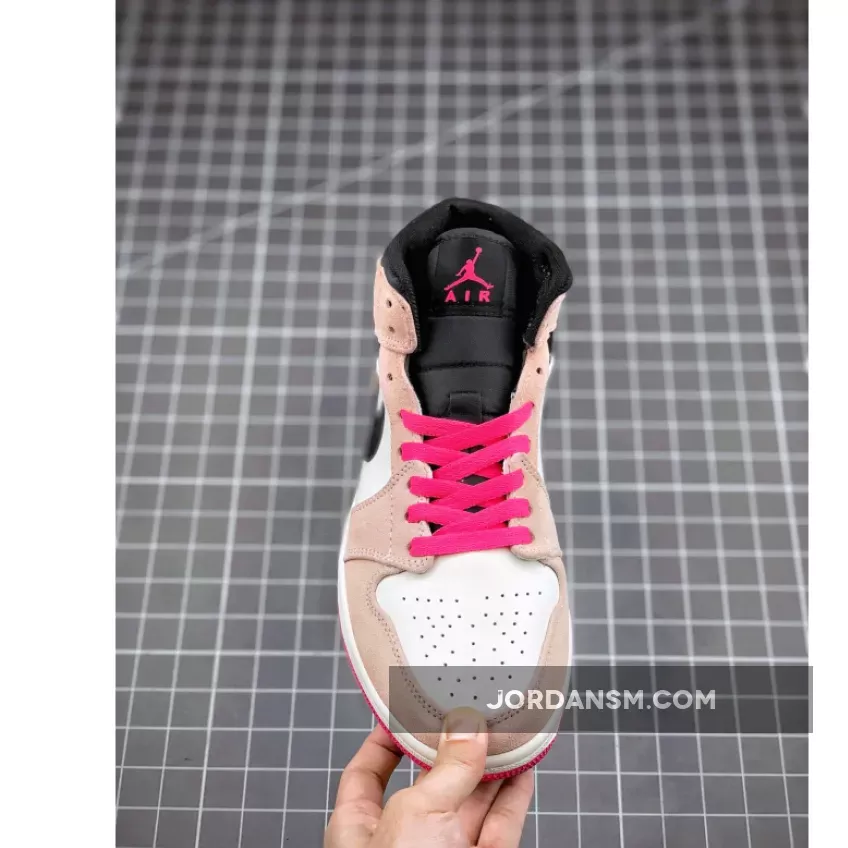 Air Jordan 1 Mid SE Crimson Tint/Hyper Pink