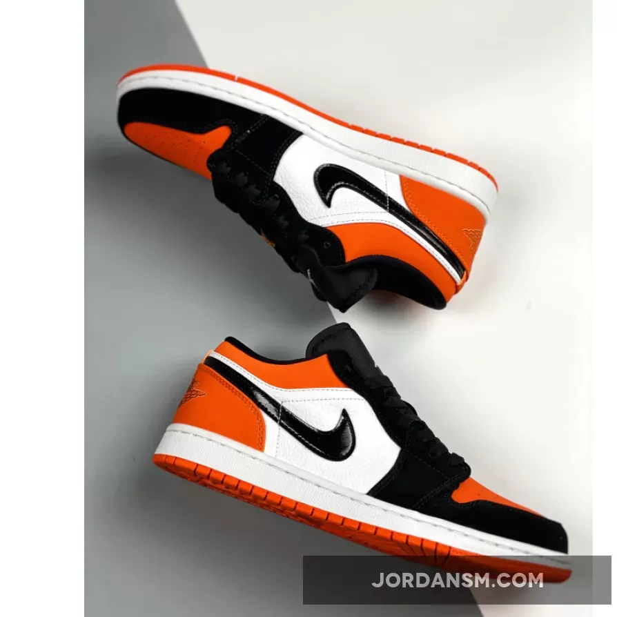 Air Jordan 1 Low ‘Shattered Backboard’ Starfish/Black-Sail 553558-128 New Releases