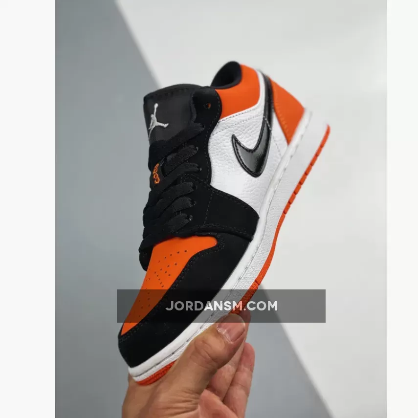 Air Jordan 1 Low ‘Shattered Backboard’ Starfish/Black-Sail 553558-128 New Releases
