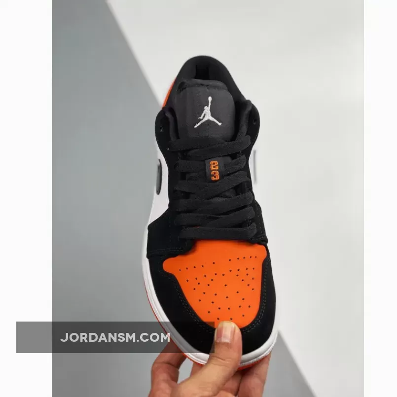 Air Jordan 1 Low ‘Shattered Backboard’ Starfish/Black-Sail 553558-128 New Releases