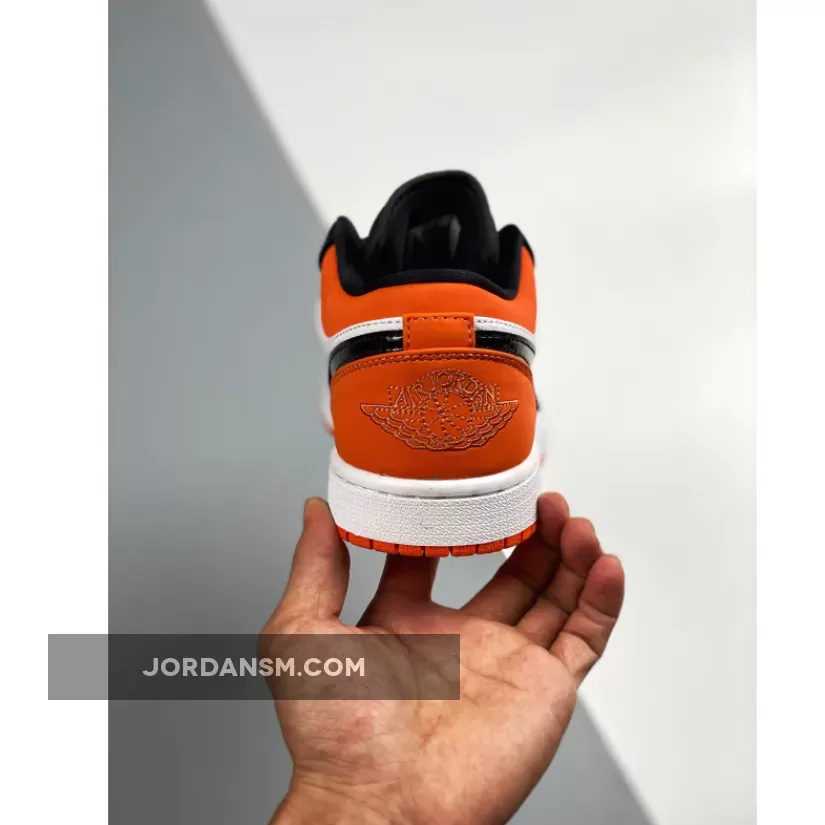 Air Jordan 1 Low ‘Shattered Backboard’ Starfish/Black-Sail 553558-128 New Releases