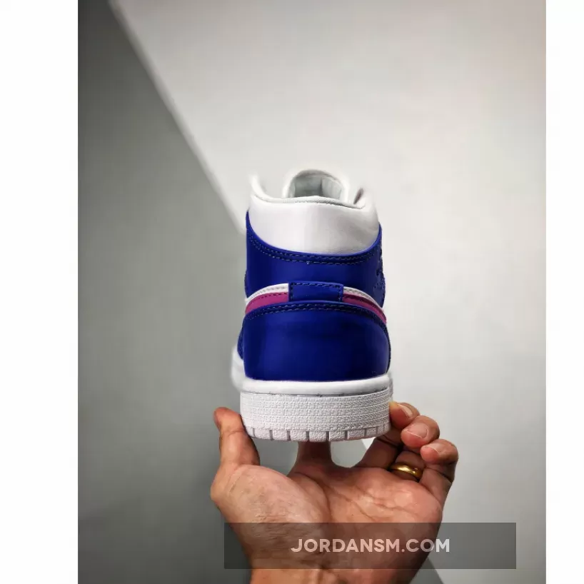 Air Jordan 1 Mid Hyper Royal/Hyper Violet-White 554724-451 Online