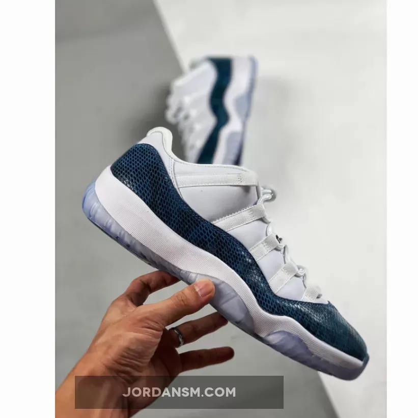 Air Jordan 11 Low Navy Blue Snakeskin CD6846-102