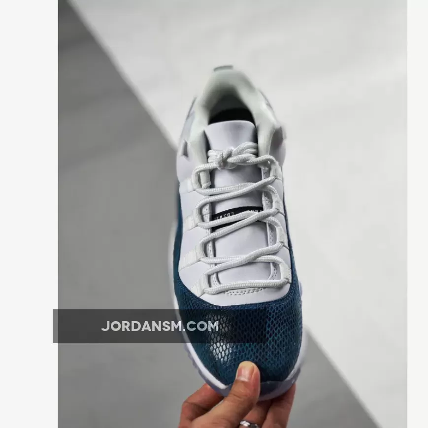 Air Jordan 11 Low Navy Blue Snakeskin CD6846-102