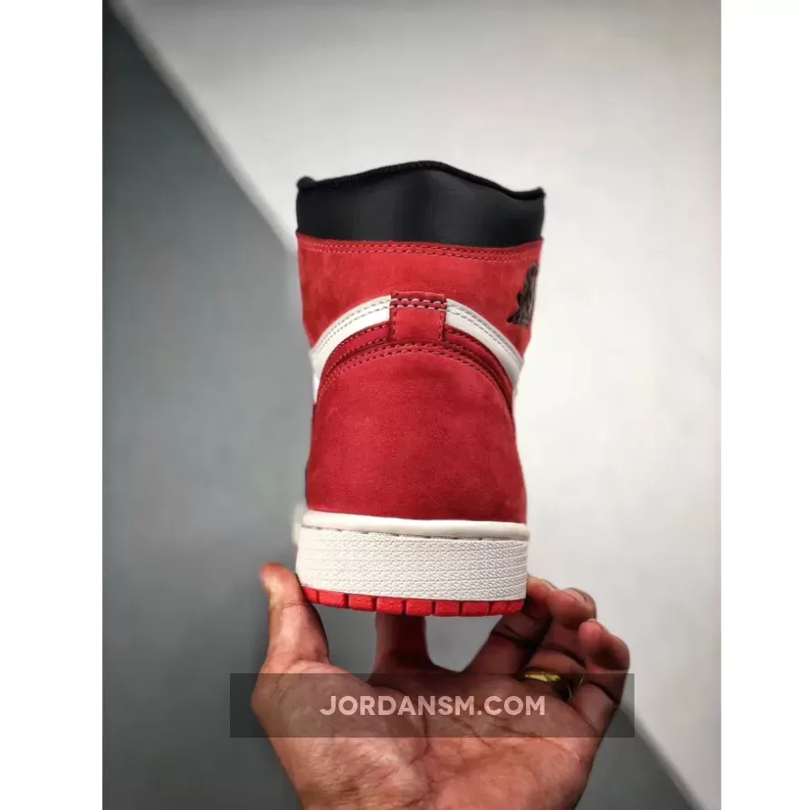 Air Jordan 1 Retro High OG Summit White/Track Red-Black 555088-112 Restock