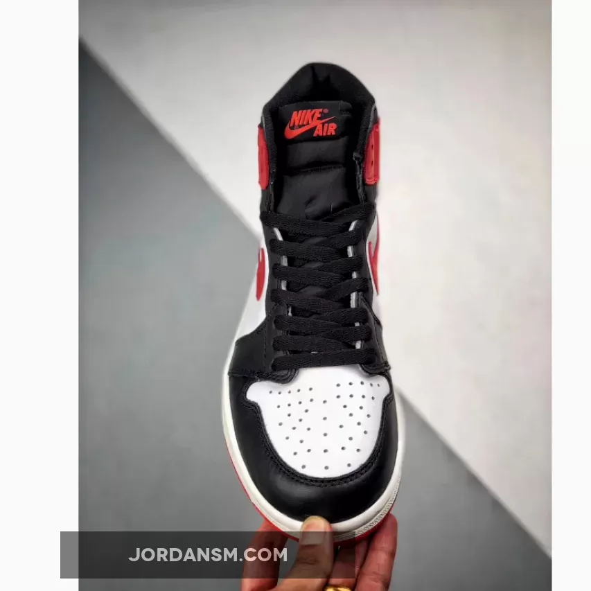 Air Jordan 1 Retro High OG Summit White/Track Red-Black 555088-112 Restock