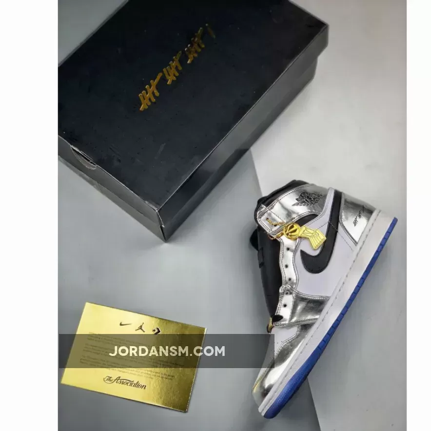 Air Jordan 1 High Pass The Torch Chrome/White-Turbo Green-Black