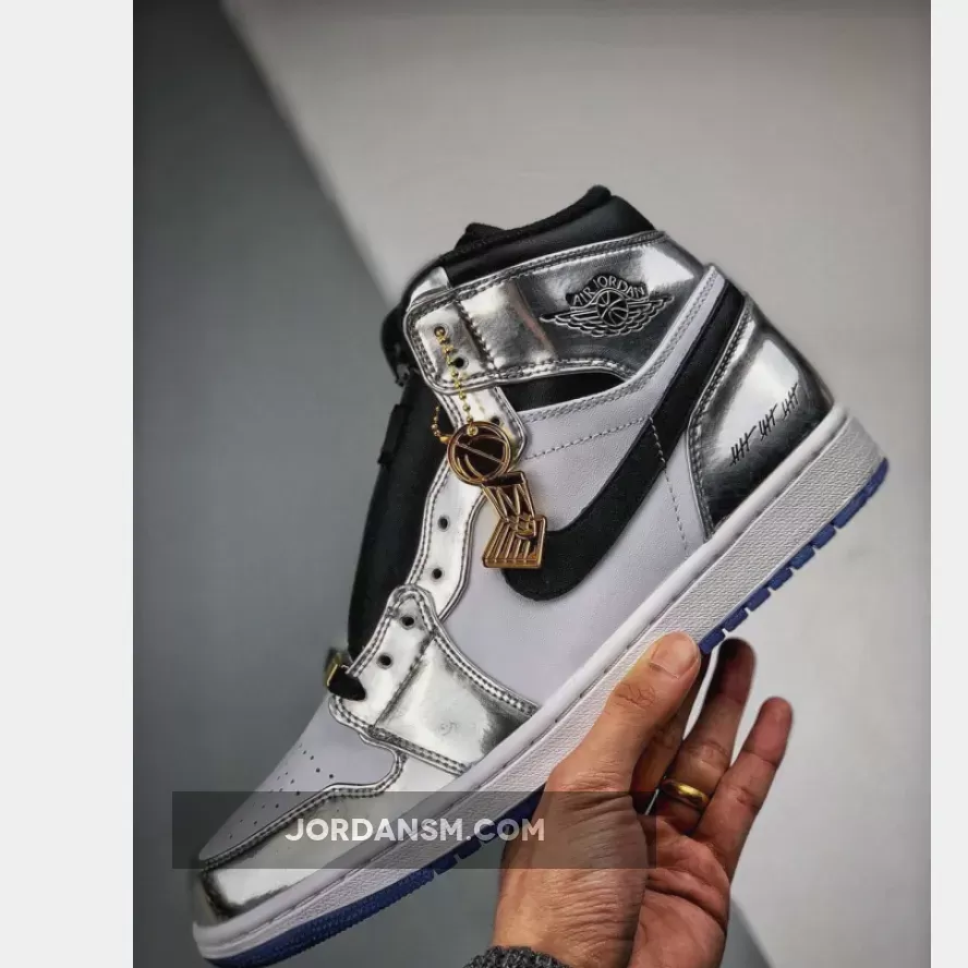 Air Jordan 1 High Pass The Torch Chrome/White-Turbo Green-Black