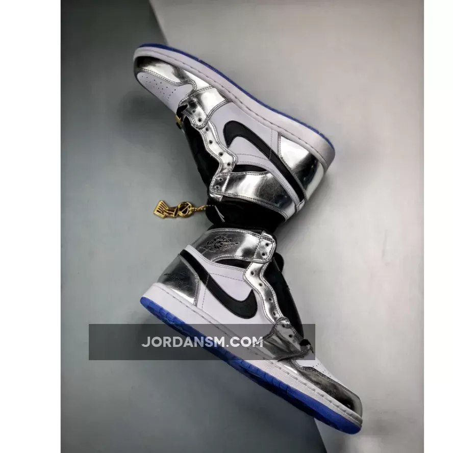 Air Jordan 1 High Pass The Torch Chrome/White-Turbo Green-Black