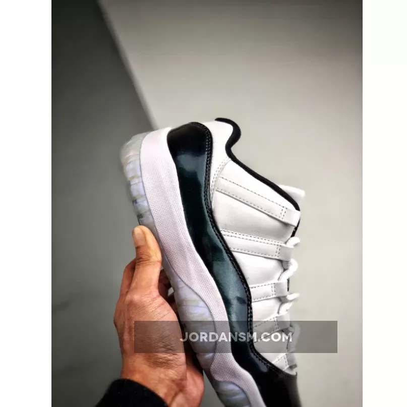 Air Jordan 11 Low Easter White/Emerald Rise-Black 528895-145
