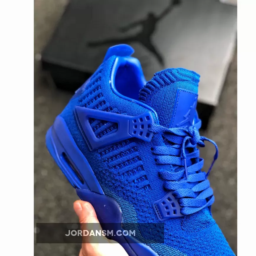 Air Jordan 4 Flyknit Hyper Royal AQ3559-400