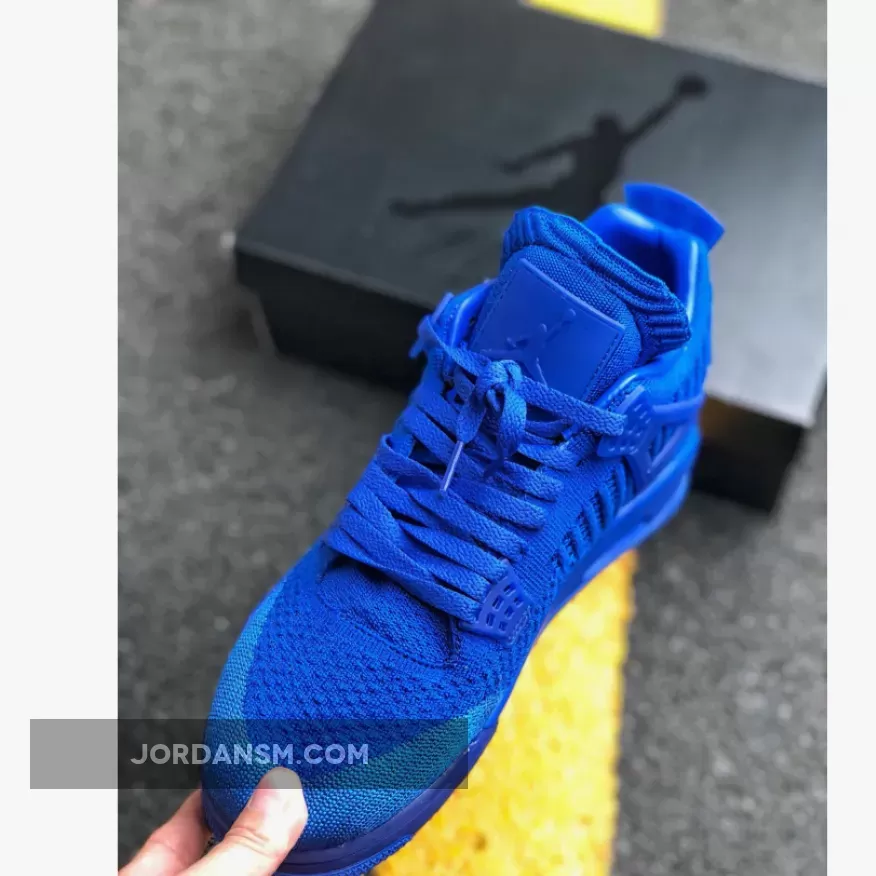 Air Jordan 4 Flyknit Hyper Royal AQ3559-400