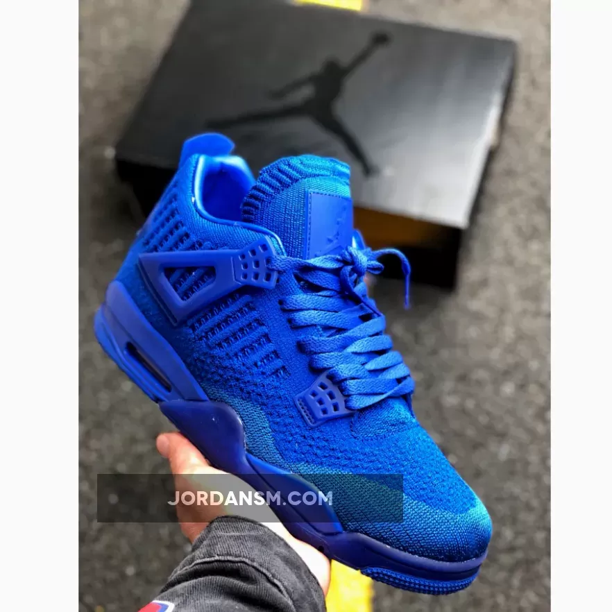 Air Jordan 4 Flyknit Hyper Royal AQ3559-400