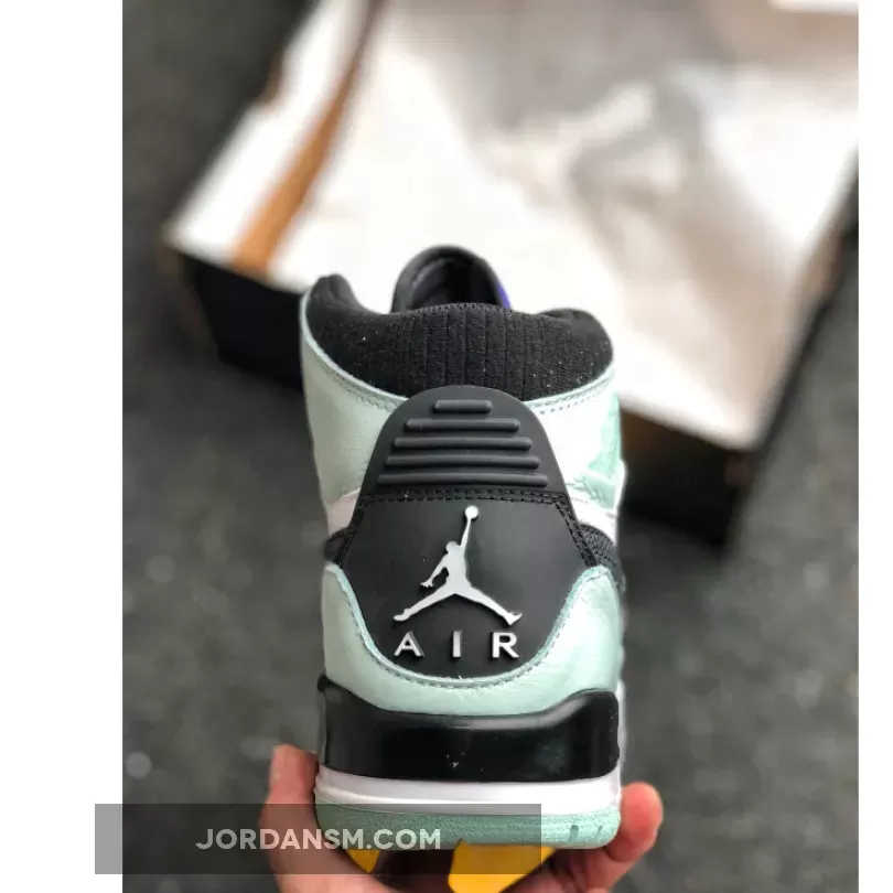 Jordan Legacy 312 White/Black-Light Aqua