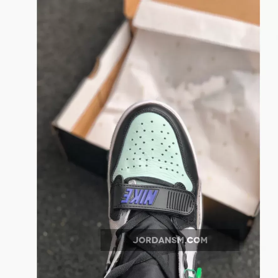 Jordan Legacy 312 White/Black-Light Aqua