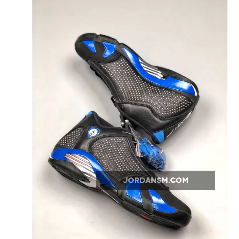 Supreme X Air Jordan 14 Black/Varsity Royal-Chrome BV7630-004 Restock