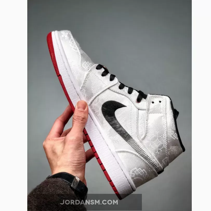 CLOT X Air Jordan 1 Mid 'Fearless' CU2804-100 Online
