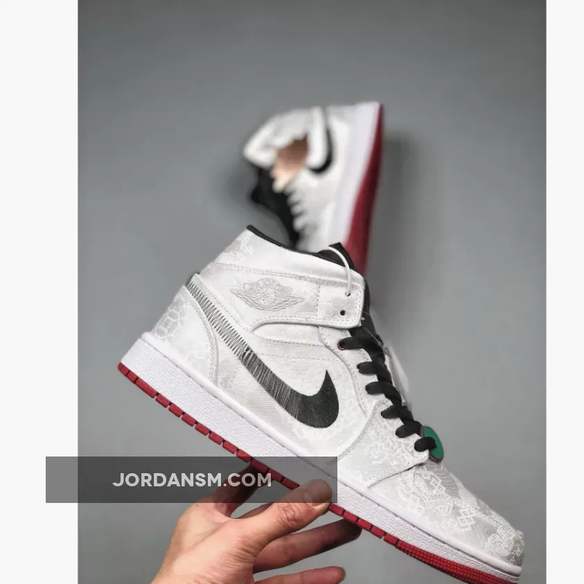 CLOT X Air Jordan 1 Mid 'Fearless' CU2804-100 Online