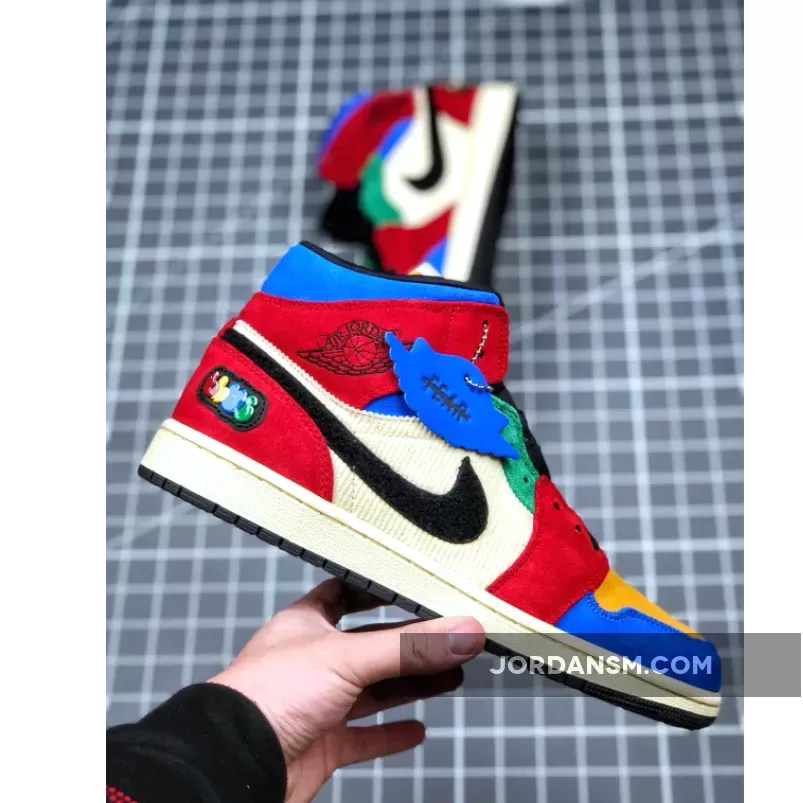 Blue The Great X Air Jordan 1 Mid 'Fearless' CU2805-100 Restock
