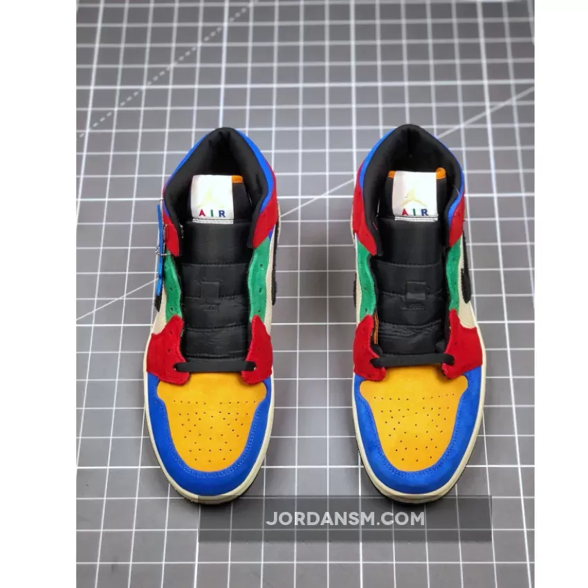 Blue The Great X Air Jordan 1 Mid 'Fearless' CU2805-100 Restock