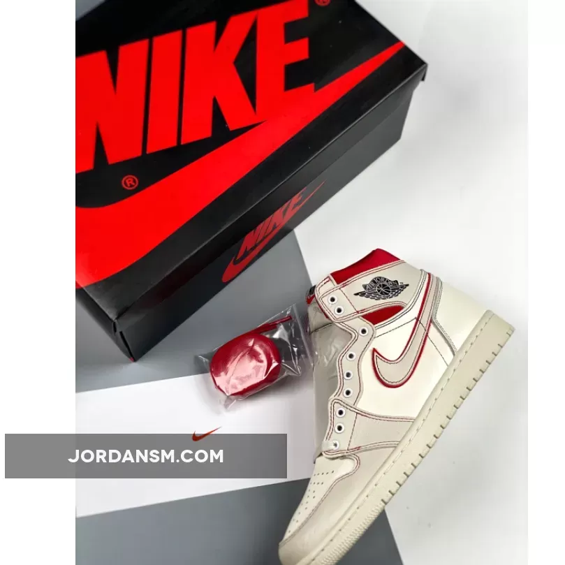 Air Jordan 1 Retro High OG 'Phantom' Sail/Black-Phantom-University Red 555088-160 New Releases