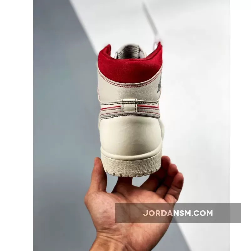 Air Jordan 1 Retro High OG 'Phantom' Sail/Black-Phantom-University Red 555088-160 New Releases