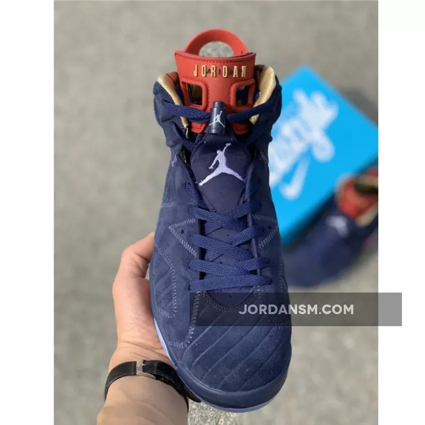 Air Jordan 6 Doernbecher Navy/White-Varsity Red-Metallic Gold CI6293-416 Online