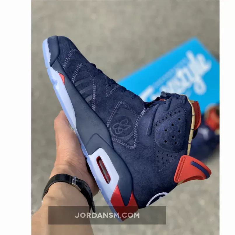 Air Jordan 6 Doernbecher Navy/White-Varsity Red-Metallic Gold CI6293-416 Online