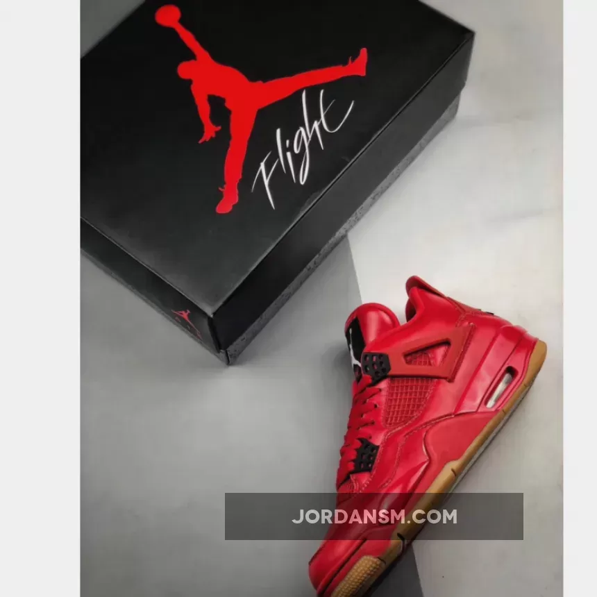 Air Jordan 4 ‘Singles Day’ Fire Red/Summit White-Black AV3914-600 Restock