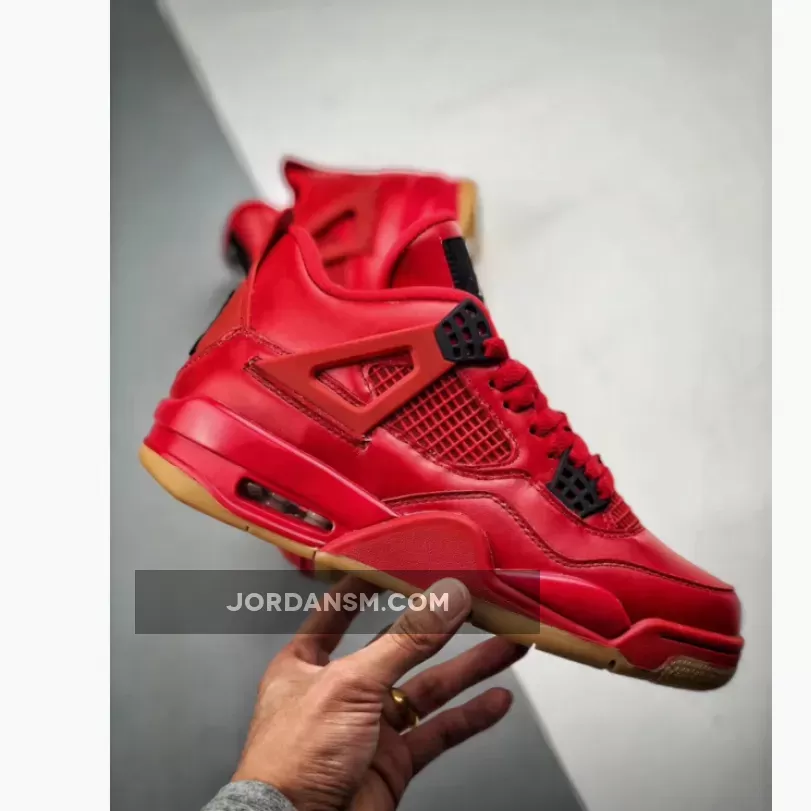 Air Jordan 4 ‘Singles Day’ Fire Red/Summit White-Black AV3914-600 Restock