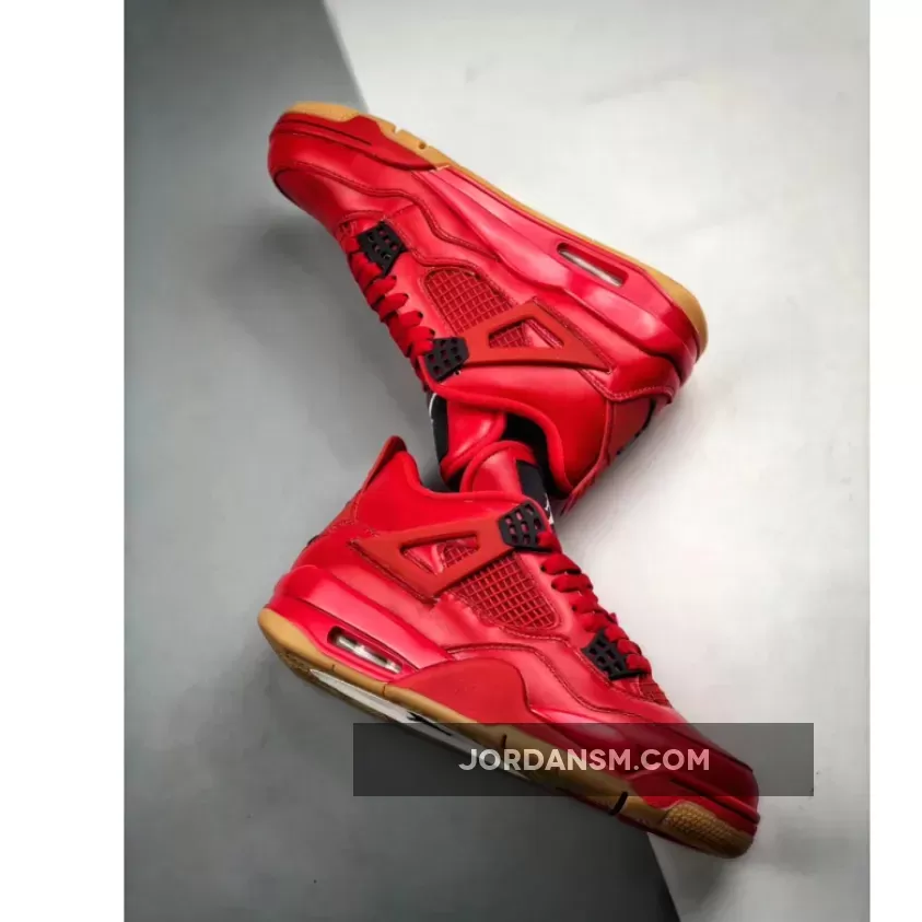 Air Jordan 4 ‘Singles Day’ Fire Red/Summit White-Black AV3914-600 Restock
