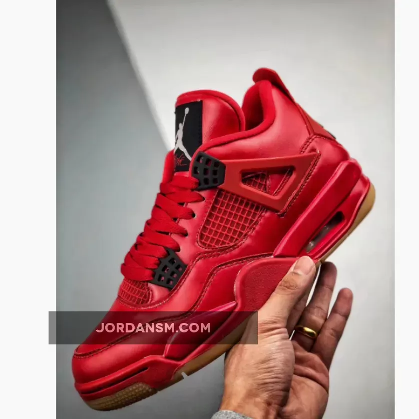 Air Jordan 4 ‘Singles Day’ Fire Red/Summit White-Black AV3914-600 Restock