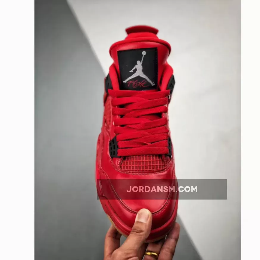 Air Jordan 4 ‘Singles Day’ Fire Red/Summit White-Black AV3914-600 Restock
