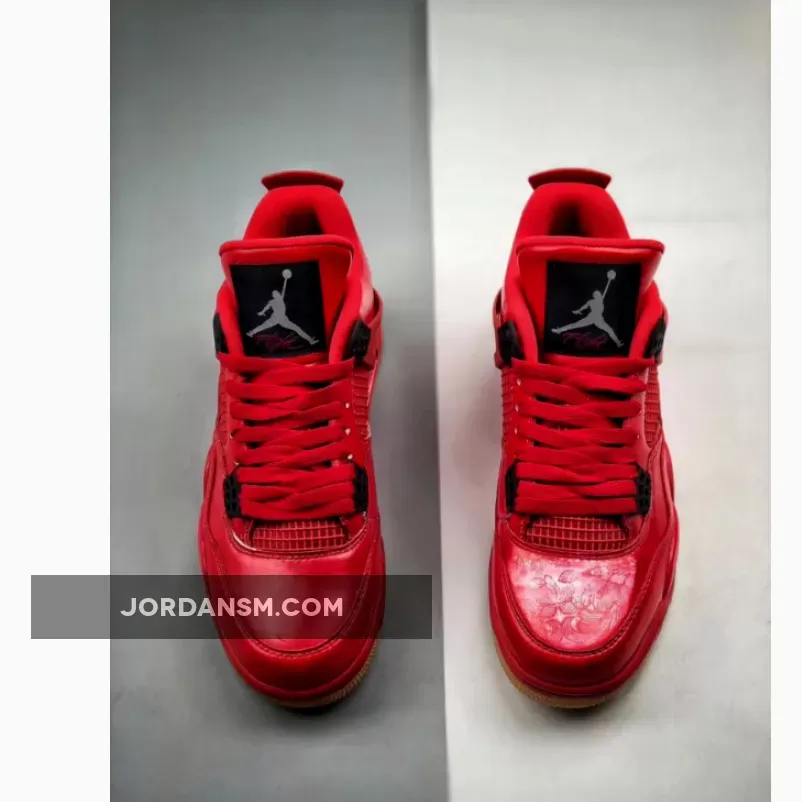 Air Jordan 4 ‘Singles Day’ Fire Red/Summit White-Black AV3914-600 Restock