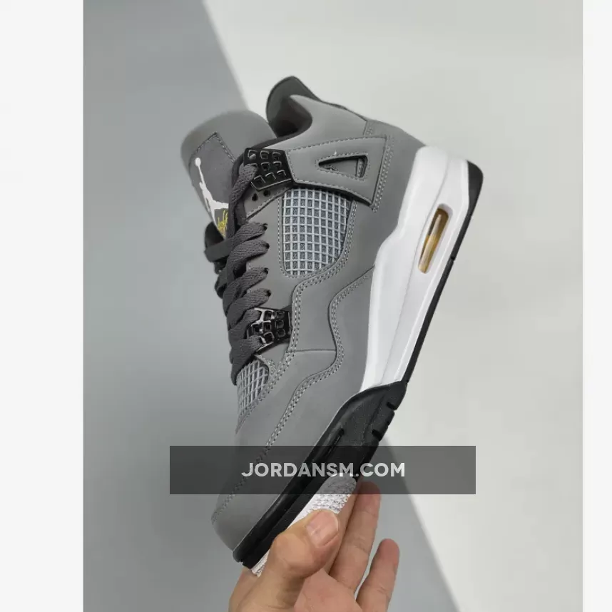 Air Jordan 4 Retro Cool Grey/Chrome-Dark Charcoal-Varsity Maize 308497-007 Restock