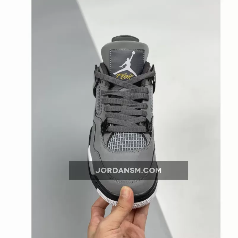 Air Jordan 4 Retro Cool Grey/Chrome-Dark Charcoal-Varsity Maize 308497-007 Restock
