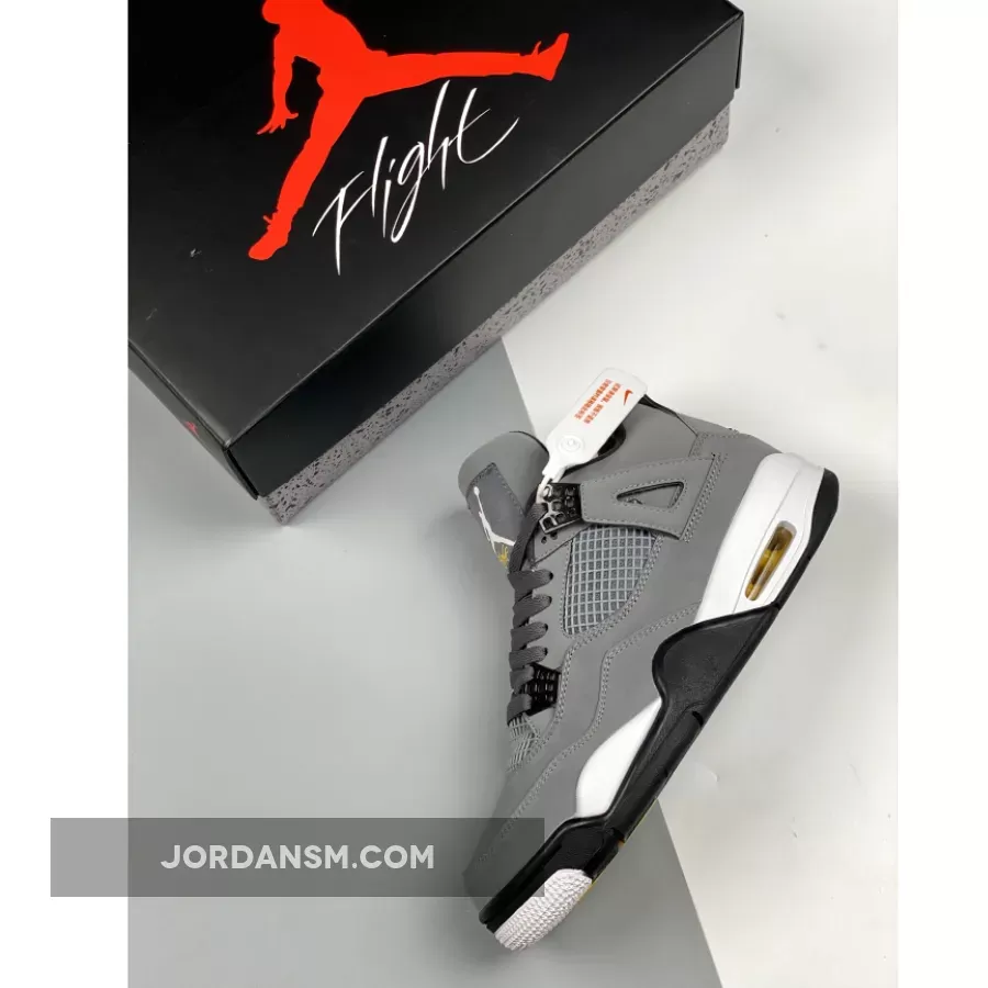 Air Jordan 4 Retro Cool Grey/Chrome-Dark Charcoal-Varsity Maize 308497-007 Restock