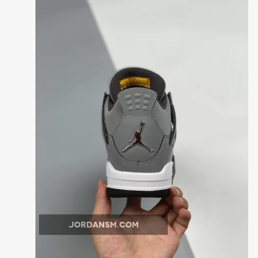 Air Jordan 4 Retro Cool Grey/Chrome-Dark Charcoal-Varsity Maize 308497-007 Restock