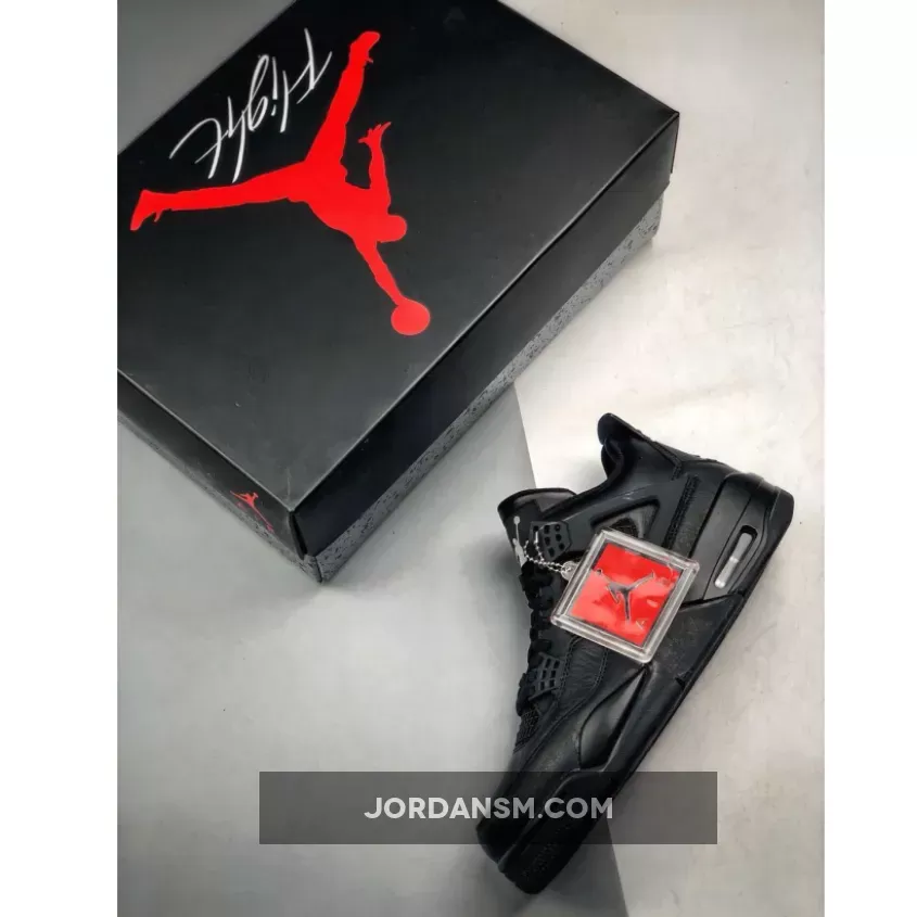 Air Jordan 4 Retro 'Black Cat' Black/Black-Light Graphite 308497-002 New Releases