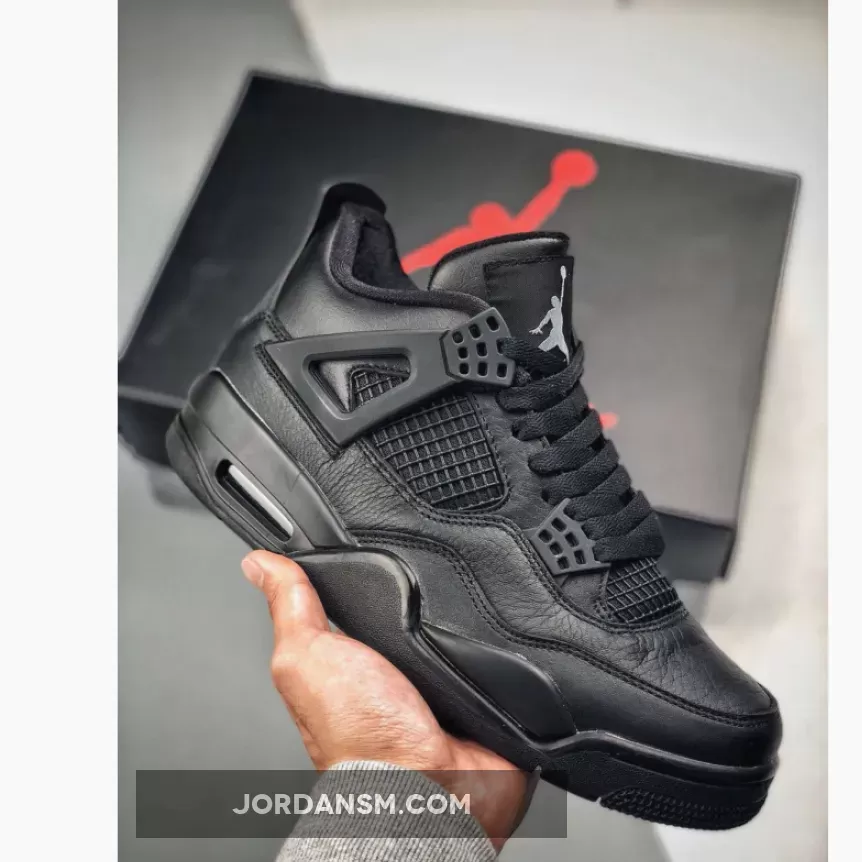 Air Jordan 4 Retro 'Black Cat' Black/Black-Light Graphite 308497-002 New Releases