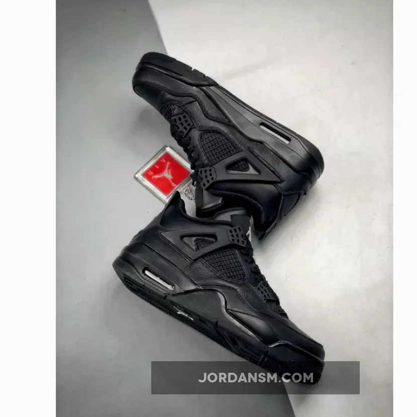 Air Jordan 4 Retro 'Black Cat' Black/Black-Light Graphite 308497-002 New Releases
